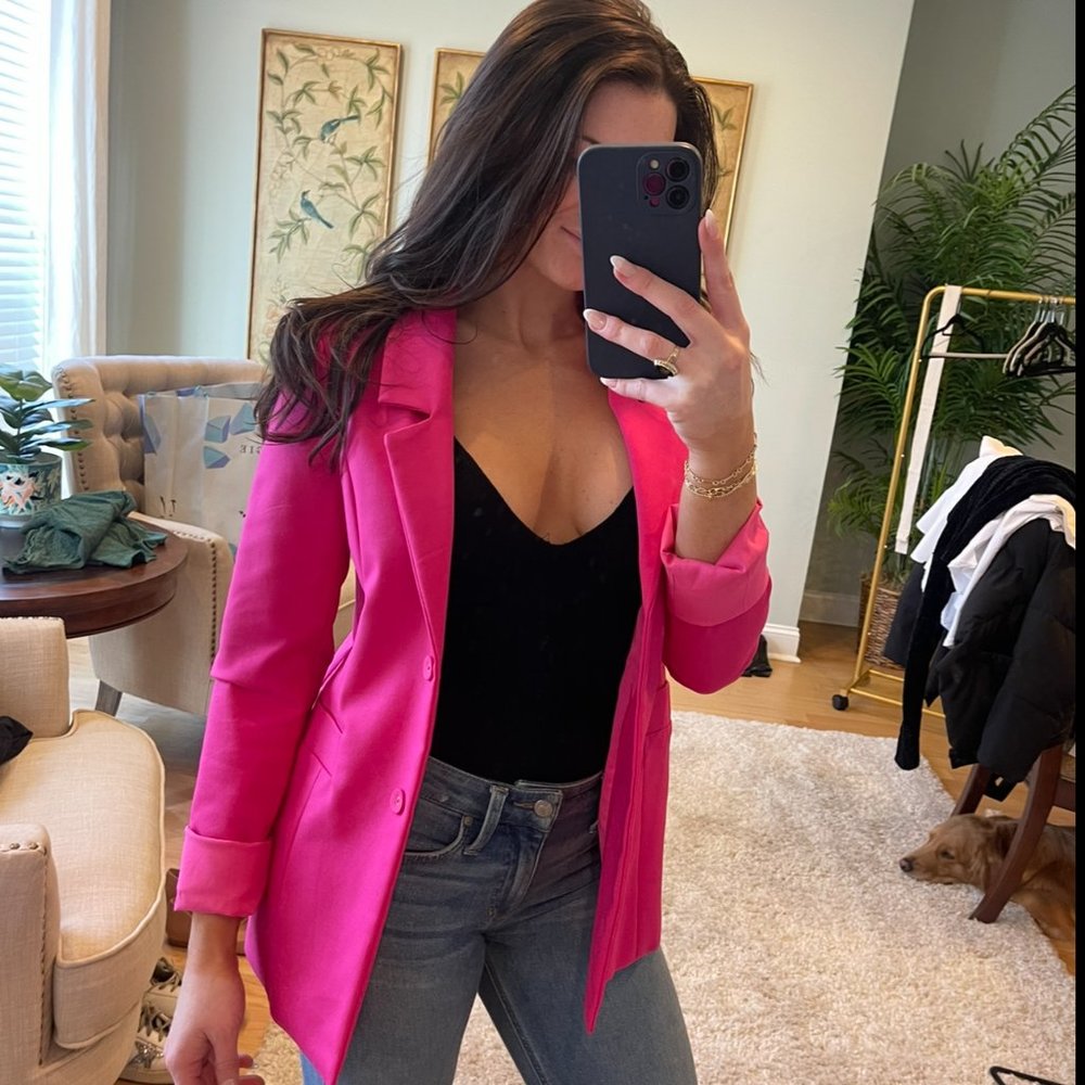 HOT PINK BLAZER
